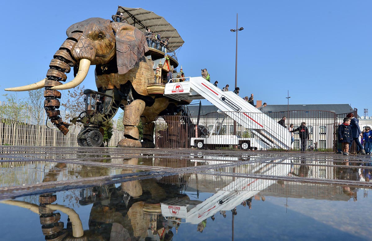 Nantes mechanical elephant - Elephant in Nantes - Les Machines de l'île