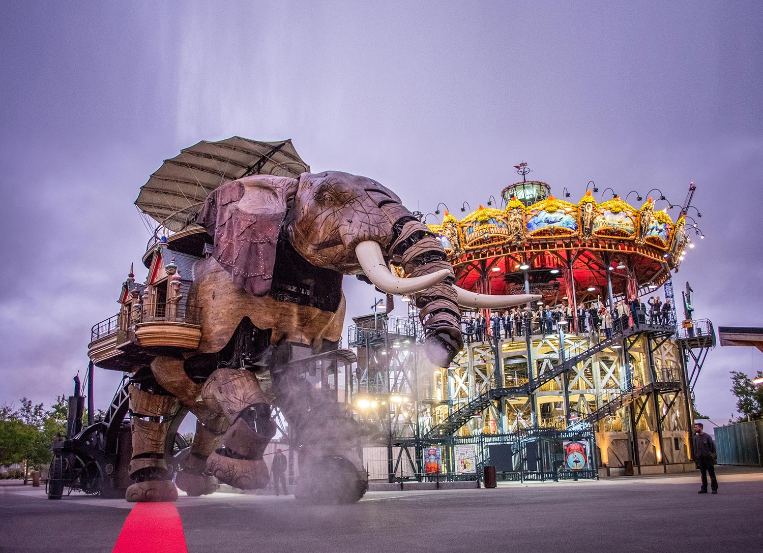 Résultat de recherche d'images pour "elephant de nantes machines de l'ile"